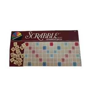 Scrabble Brand Crossword Game Vintage No 17 1983 Selchow & Righter Complete